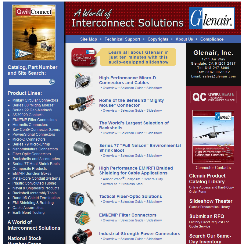 A World of Interconnect Solutions - Glenair, Inc.